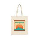 California Tote Bag, Cotton Canvas Tote Bag, Reusable Shopping Bag, Eco-Friendly Tote, California Gift-1