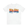 Big Sky, Montana Shirt - Mountain Sunset Unisex Big Sky T-Shirt