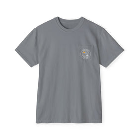 California Pocket Tee Shirt, Garment-Dyed Shirt, Mountain Graphic Tee, Comfort Colors - 0