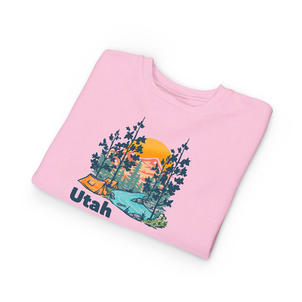 Utah Toddler Sweatshirt - Utah Toddler Crewneck Sweatshirt