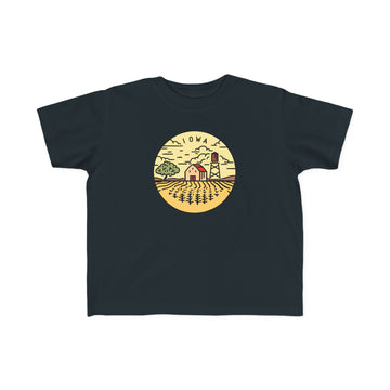 Iowa Toddler T-Shirt - Unisex Toddler Iowa Shirt - 0
