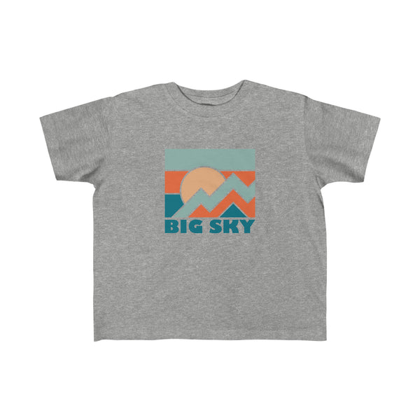 Big Sky, Montana Toddler T-Shirt - Toddler Big Sky Shirt