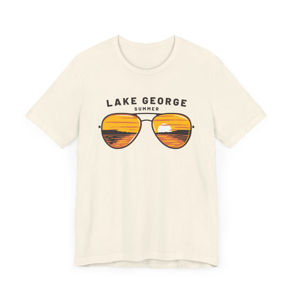 Lake George, New York T Shirt - Sunglasses Lake Graphic Tee