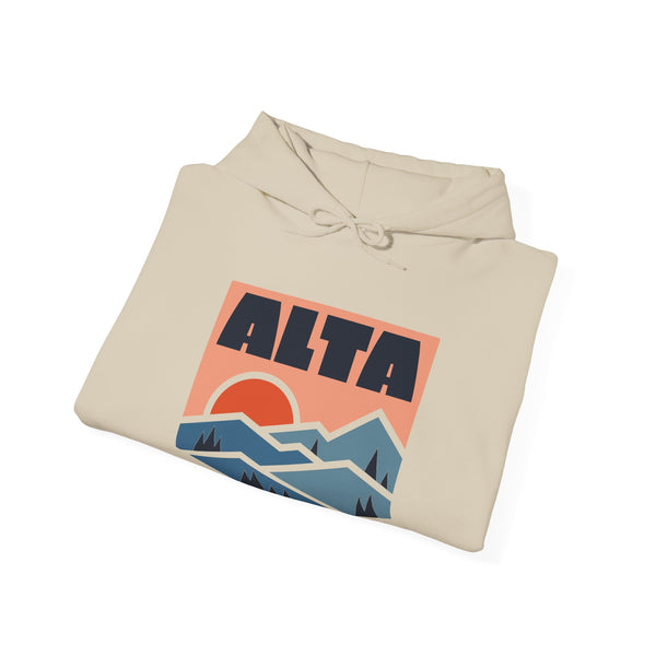 Alta, Utah Hoodie - Unisex Alta Hoodie Graphic Sweatshirt