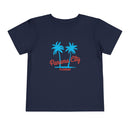 Panama City Beach, Florida Toddler T-Shirt - Retro Palm Tree Toddler Panama City Beach Shirt-1