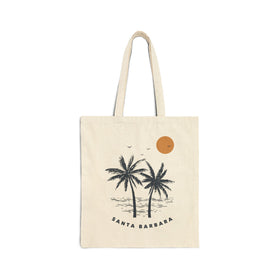 Santa Barbara, California Tote Bag - Cotton Canvas Santa Barbara Bag