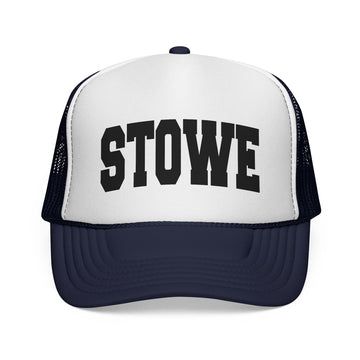 Buy dark-navy Stowe, Vermont Collegiate Style Trucker Hat