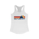 Salt Lake City, Utah Women's Racerback Tank Top - Mountain Lover Sleeveless Shirt, Women's Salt Lake City Hiking Tank-1