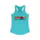 Salt Lake City, Utah Women's Racerback Tank Top - Mountain Lover Sleeveless Shirt, Women's Salt Lake City Hiking Tank-3