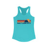 Salt Lake City, Utah Women's Racerback Tank Top - Mountain Lover Sleeveless Shirt, Women's Salt Lake City Hiking Tank