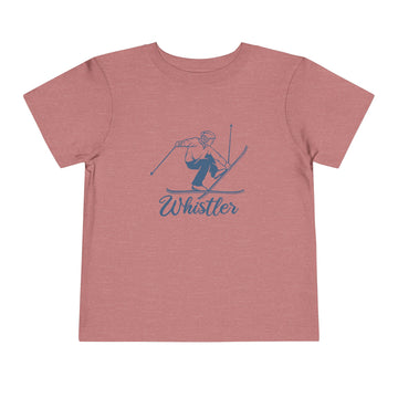 Whistler, Canada Toddler Graphic Tee Vintage Ski - Kids Whistler T-Shirt