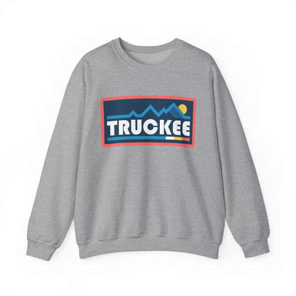 Truckee, California Sweatshirt - Mountain Graphic Crewneck