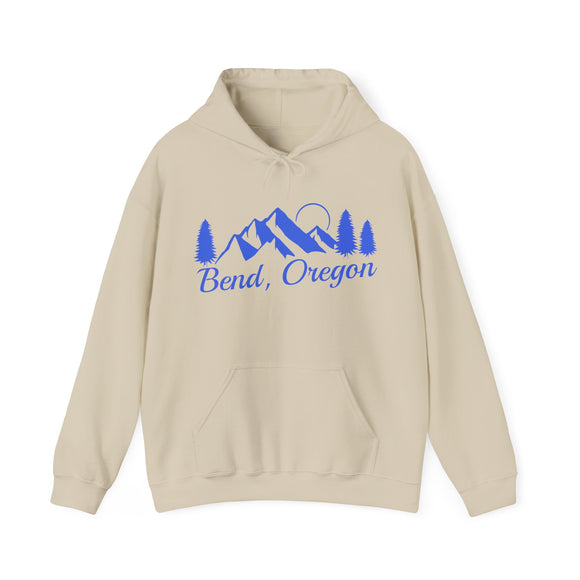 Bend, Oregon Hoodie - Unisex Mountain Bend Hoodie Sweatshirt