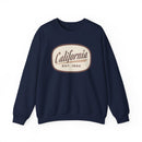 California Sweatshirt - Unisex Retro California Crewneck Sweatshirt-2