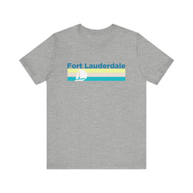 Fort Lauderdale, Florida T Shirt - Sailboat Graphic Tee - 0
