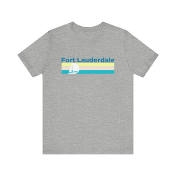Fort Lauderdale, Florida T Shirt - Sailboat Graphic Tee - 0