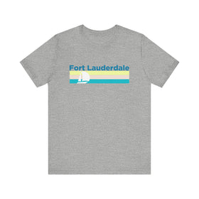 Fort Lauderdale, Florida T Shirt - Sailboat Graphic Tee