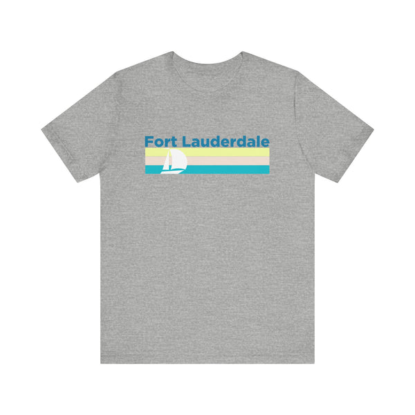 Fort Lauderdale, Florida T Shirt - Sailboat Graphic Tee