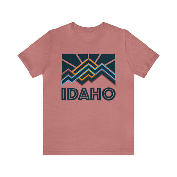 Buy heather-mauve Idaho T-Shirt - Retro Unisex Idaho Shirt