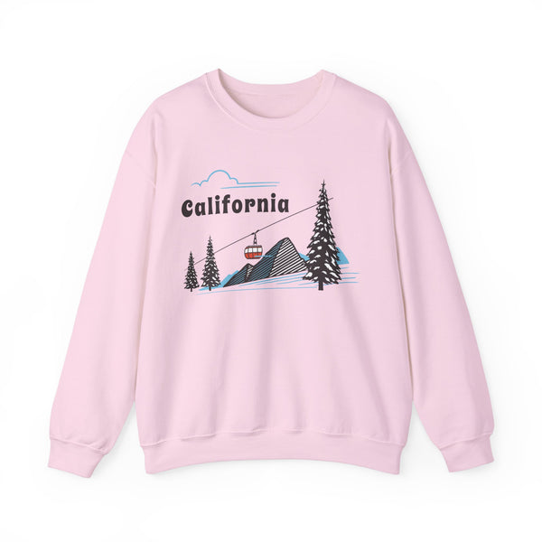 California Sweatshirt - Unisex Retro Ski Mountain Gondola California Sweatshirt