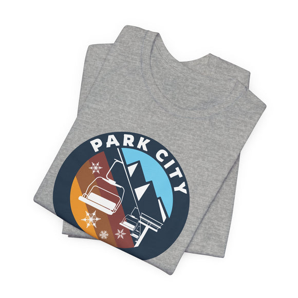 Park City, Utah T Shirt - Retro Ski Lift Tee