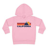 California Toddler Hoodie - Unisex Mountain Pullover Sweatshirt, Kids Hooded Jumper, California Souvenir