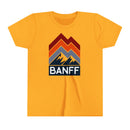 Banff, Canada Youth Shirt - Retro Mountain Banff Kid's T-Shirt-5