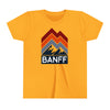 Banff, Canada Youth Shirt - Retro Mountain Banff Kid's T-Shirt