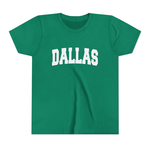 Dallas, Texas Youth Graphic Tee - Kids Dallas T Shirt