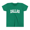 Dallas, Texas Youth Graphic Tee - Kids Dallas T Shirt