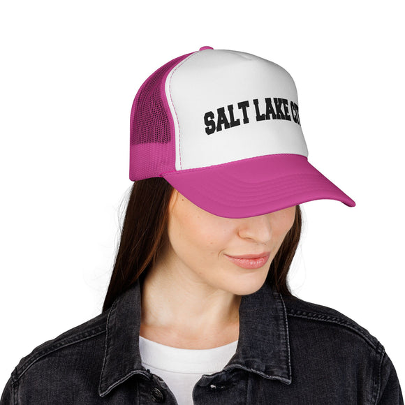 Salt Lake City, Utah Collegiate Style Trucker Hat