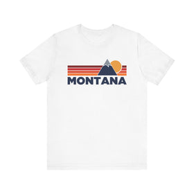 Retro Montana T-shirt, Mountain Tee, Vintage Montana Unisex Jersey Shirt, Outdoor Hiking Apparel