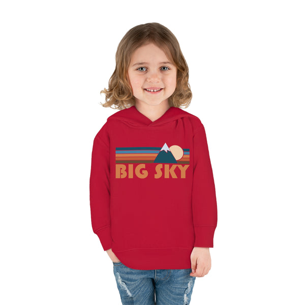 Big Sky, California Toddler Hoodie - Unisex Big Sky Toddler Sweatshirt