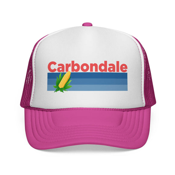 Carbondale, Illinois Retro Corn and Farm Trucker Hat