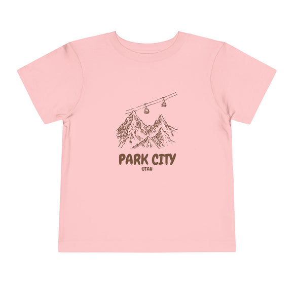 Park City, Utah Toddler T-Shirt — Vintage Gondola Ski Mountain Tee