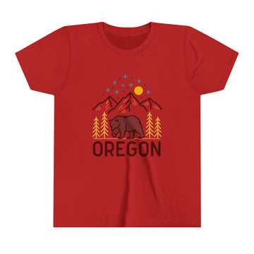 Buy red Oregon Youth T-Shirt - Unisex Kids Oregon Shirt