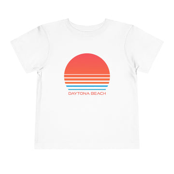 Daytona Beach, Florida Toddler T-Shirt - Retro 80s Toddler Daytona Beach Shirt - 0