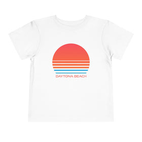 Daytona Beach, Florida Toddler T-Shirt - Retro 80s Toddler Daytona Beach Shirt