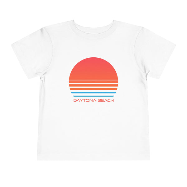 Daytona Beach, Florida Toddler T-Shirt - Retro 80s Toddler Daytona Beach Shirt