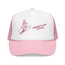 Snowmass Village, Colorado Ski Bunny Foam Trucker Hat-6