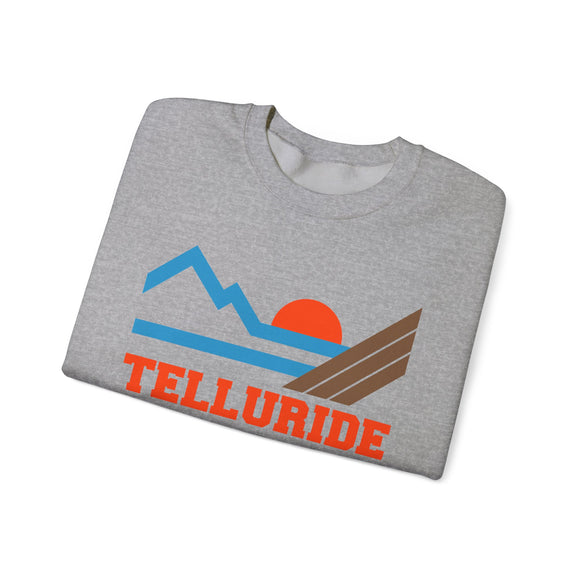 Telluride, Colorado Sweatshirt - Mountain Telluride Crewneck Sweatshirt