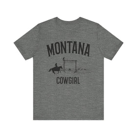 Buy deep-heather Montana Cowgirl Graphic Tee