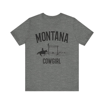 Buy deep-heather Montana Cowgirl Graphic Tee