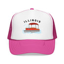 Illinois Trucker Hat - Pontoon Boat-3