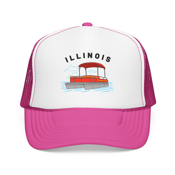 Illinois Trucker Hat - Pontoon Boat