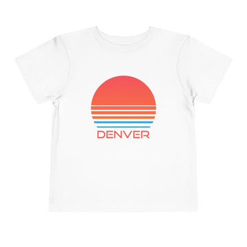 Denver, Colorado Toddler T-Shirt - Retro 80s Toddler Denver Shirt - 0