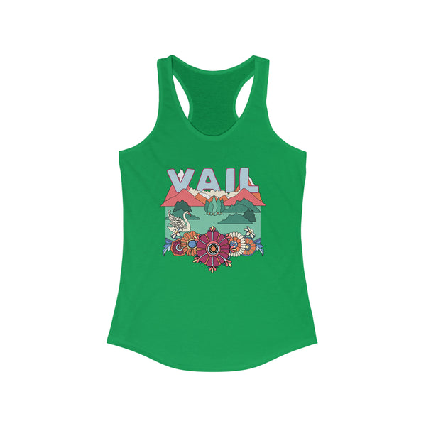 Vail, Colorado Women's Racerback Tank Top