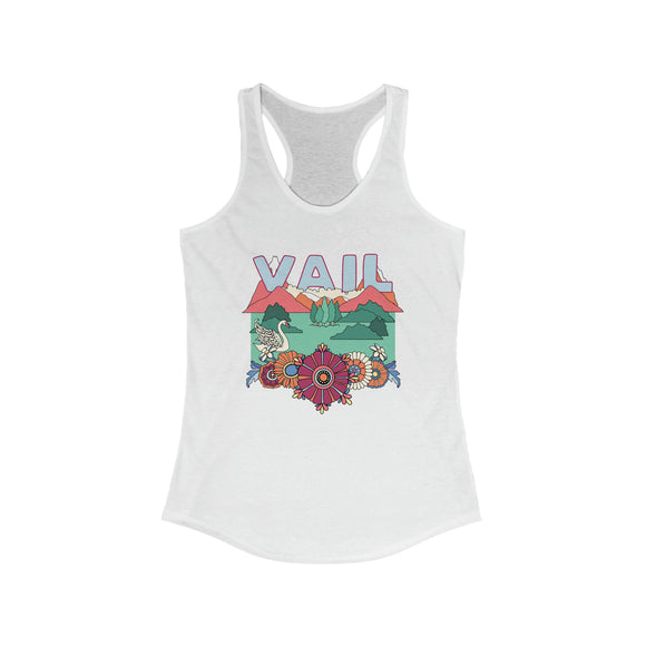 Vail, Colorado Women's Racerback Tank Top