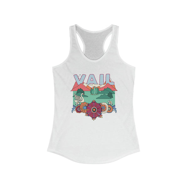 Vail, Colorado Women's Racerback Tank Top