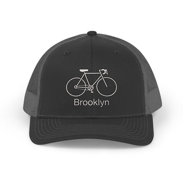 Brooklyn, New York Snapback Trucker Cap - Embroidered Brooklyn Hat